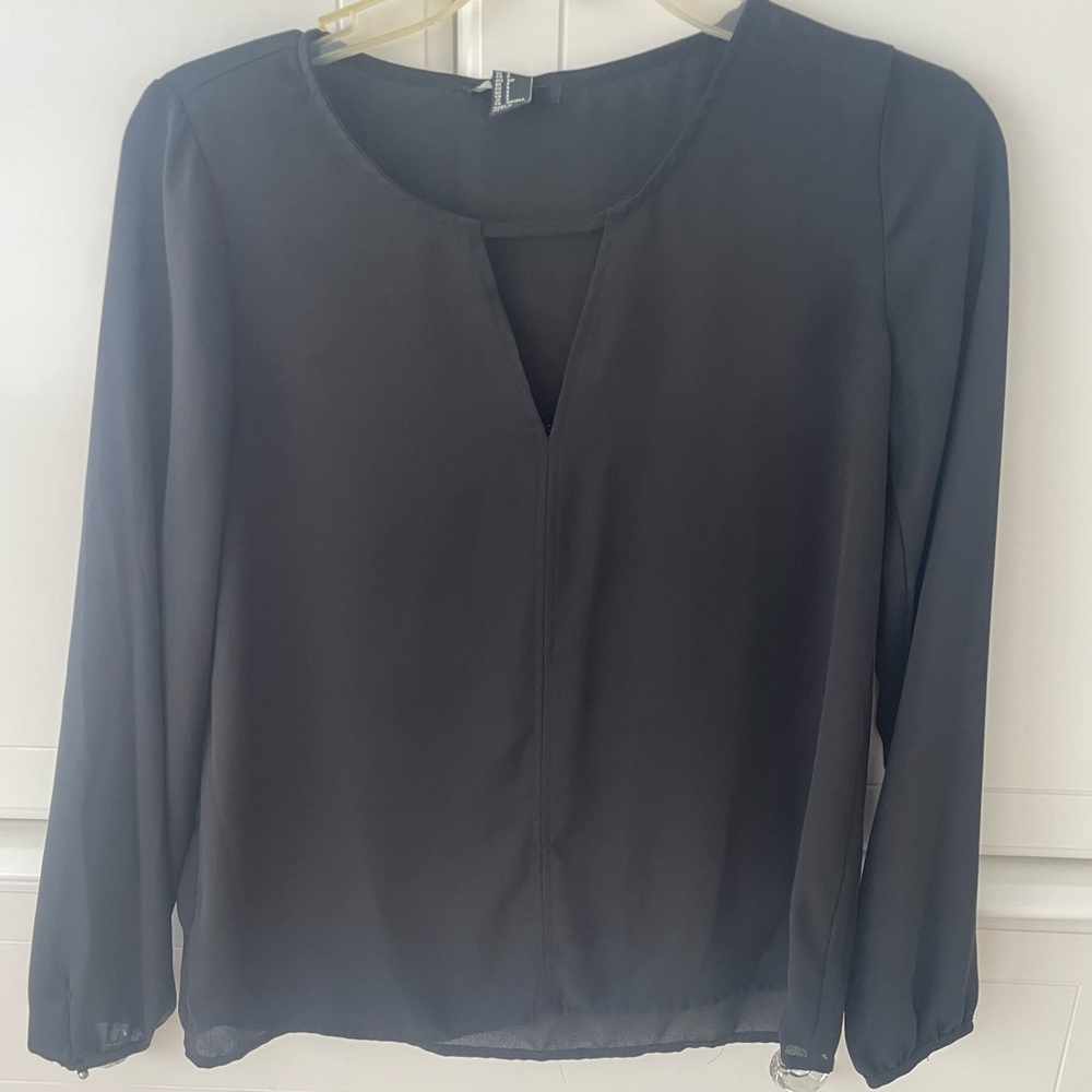 SALE SALE Black Sheer Blouse SALE SALE